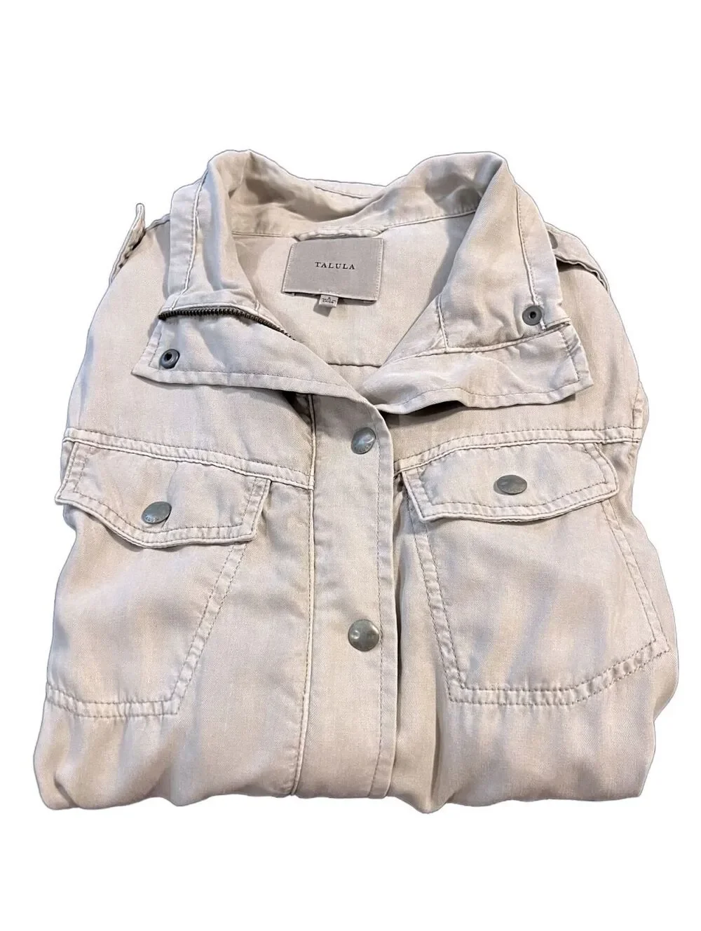 Talula Aritzia Trooper Utility Jacket Gorpcore Coastal Gran|Sand Beige Size S